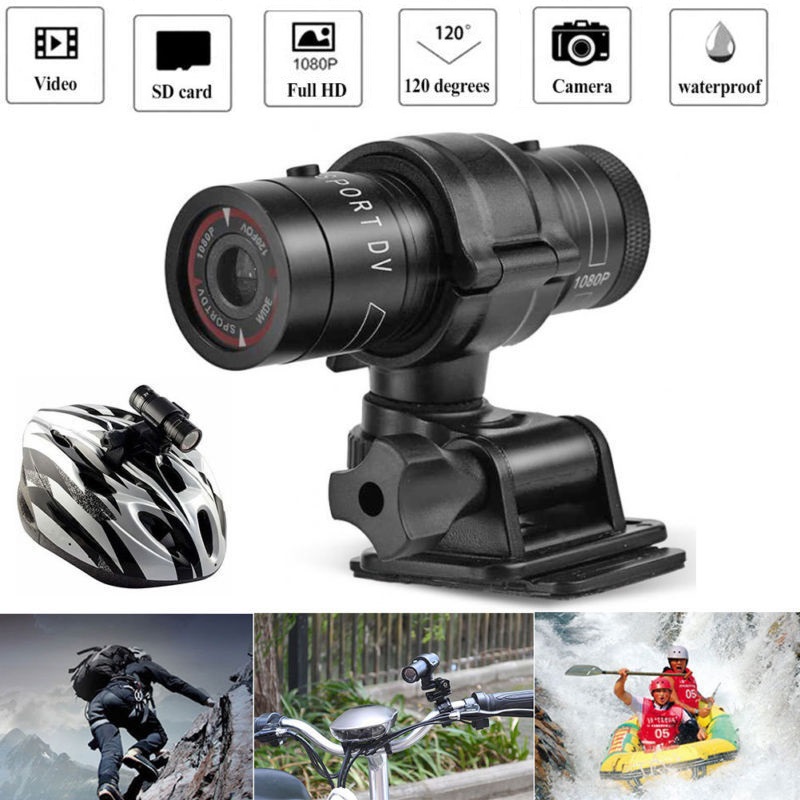 Cycling Gear Helmet - Mini Sport DV Action Sports Camera