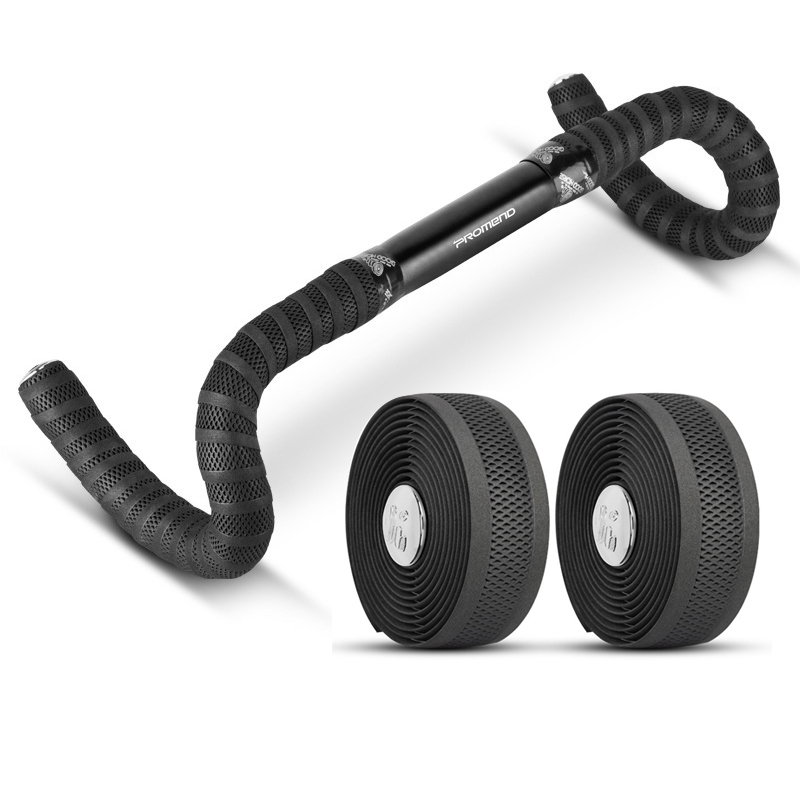 Cycling Gear Material - Promend Road Bike Handlebar Tape Black