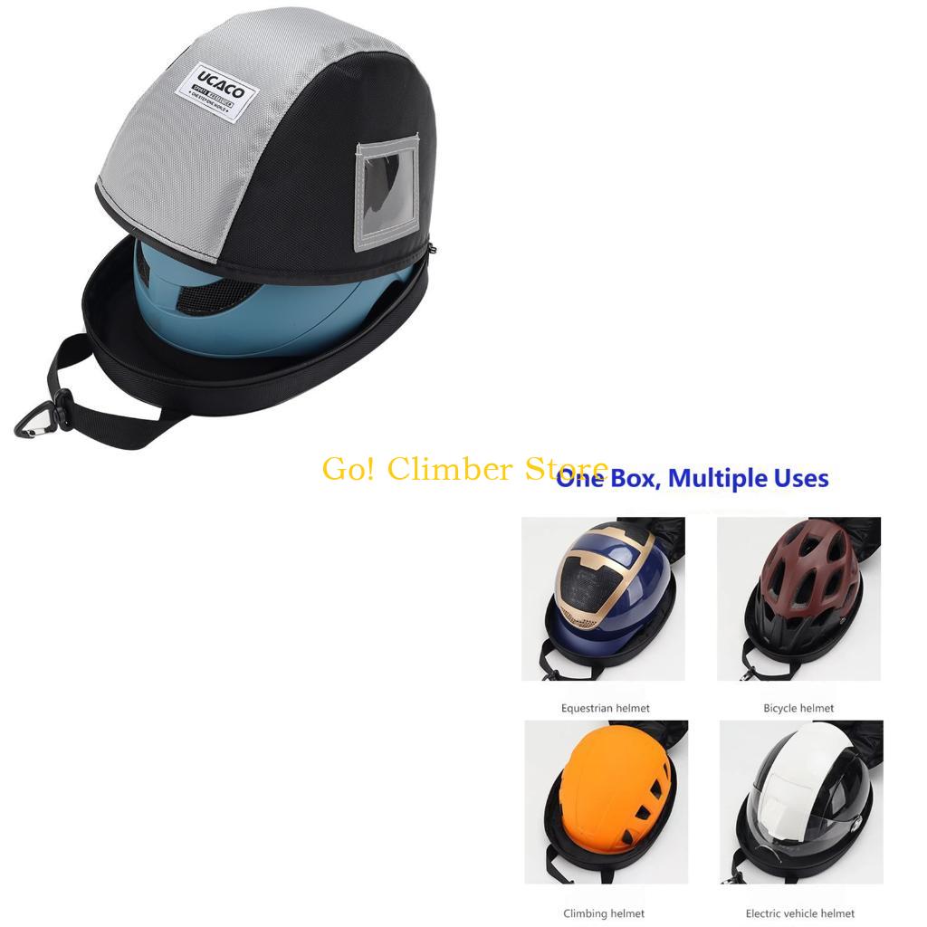 Cycling Gear Helmet - Q84C Padded Helmet Carrying Bag for