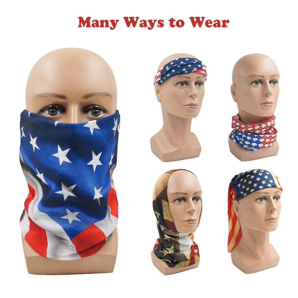 USA Flag Pattern Sun Protectiv - Cycling Gears 评论和价格