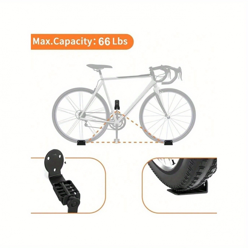 Iron Horizontal Bike Pedal Han - Cycling Gear Wall Hanger 评论和价格