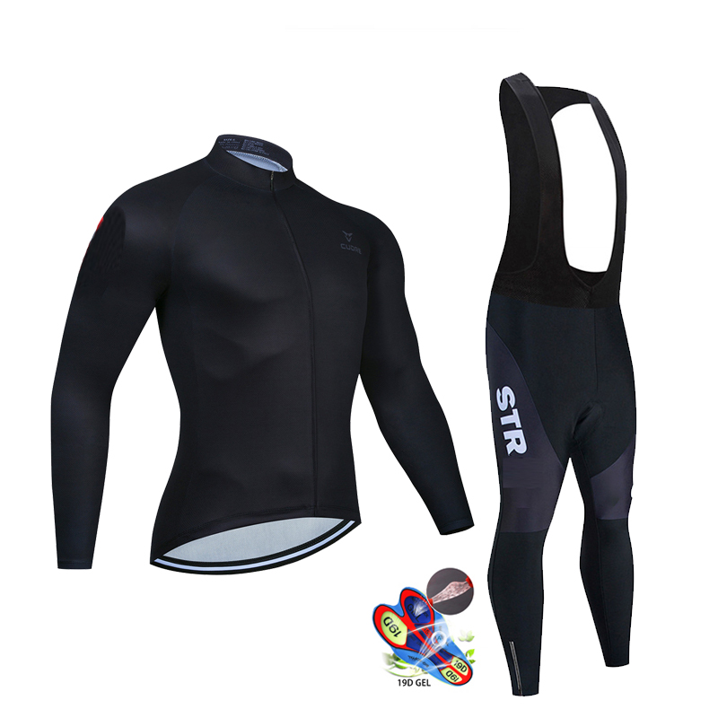 Autumn Black Cycling Jersey Se - Cycling Gear Brands 评论和价格
