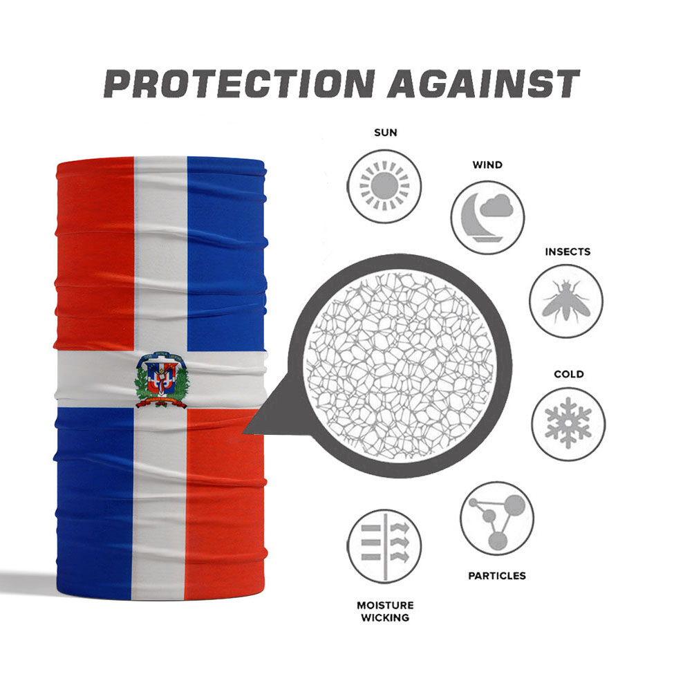 Dominica National Flag Bandana - Cycling Gears 评论和价格