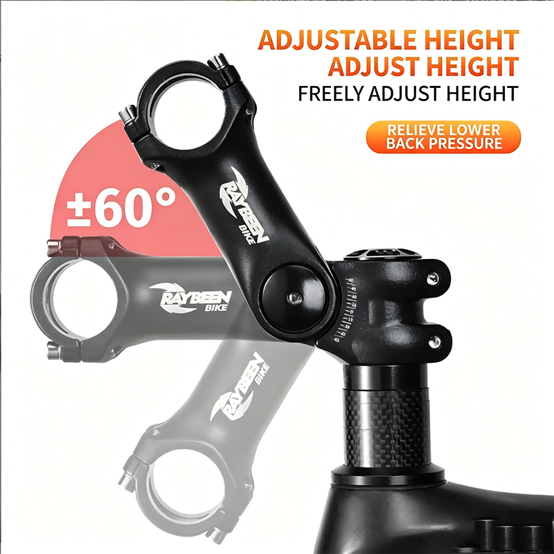 Adjustable 60°  Bicycle Handle - Bike Stem Riser 评论和价格