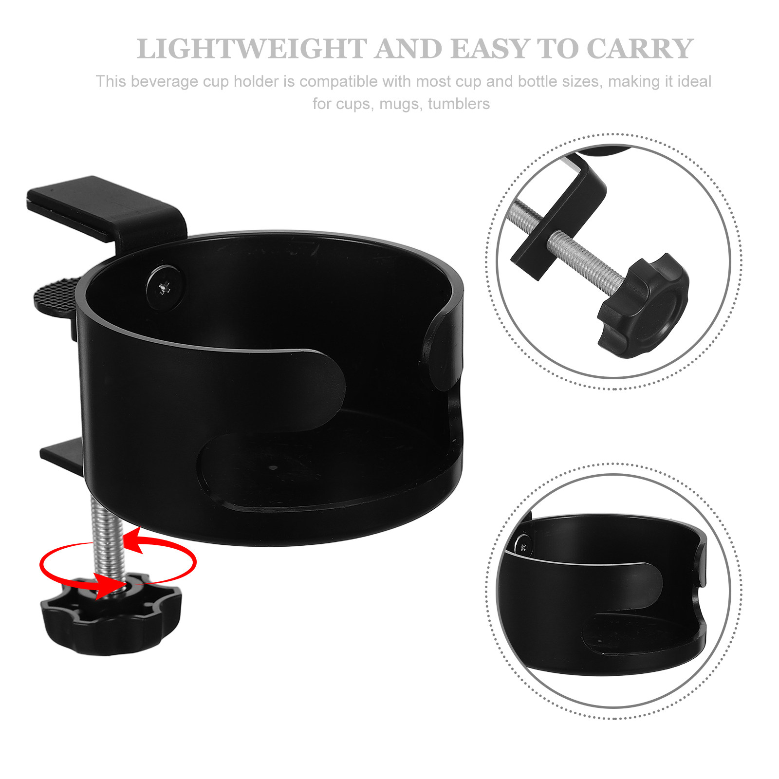 Desk Cup Holder Clamp Anti-Spi - Water Bottle Holder 评论和价格