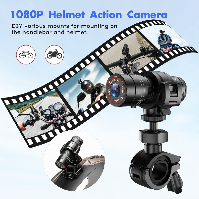 Mini Sport DV Action Camera 10 - Cycling Gear Helmet 评论和价格