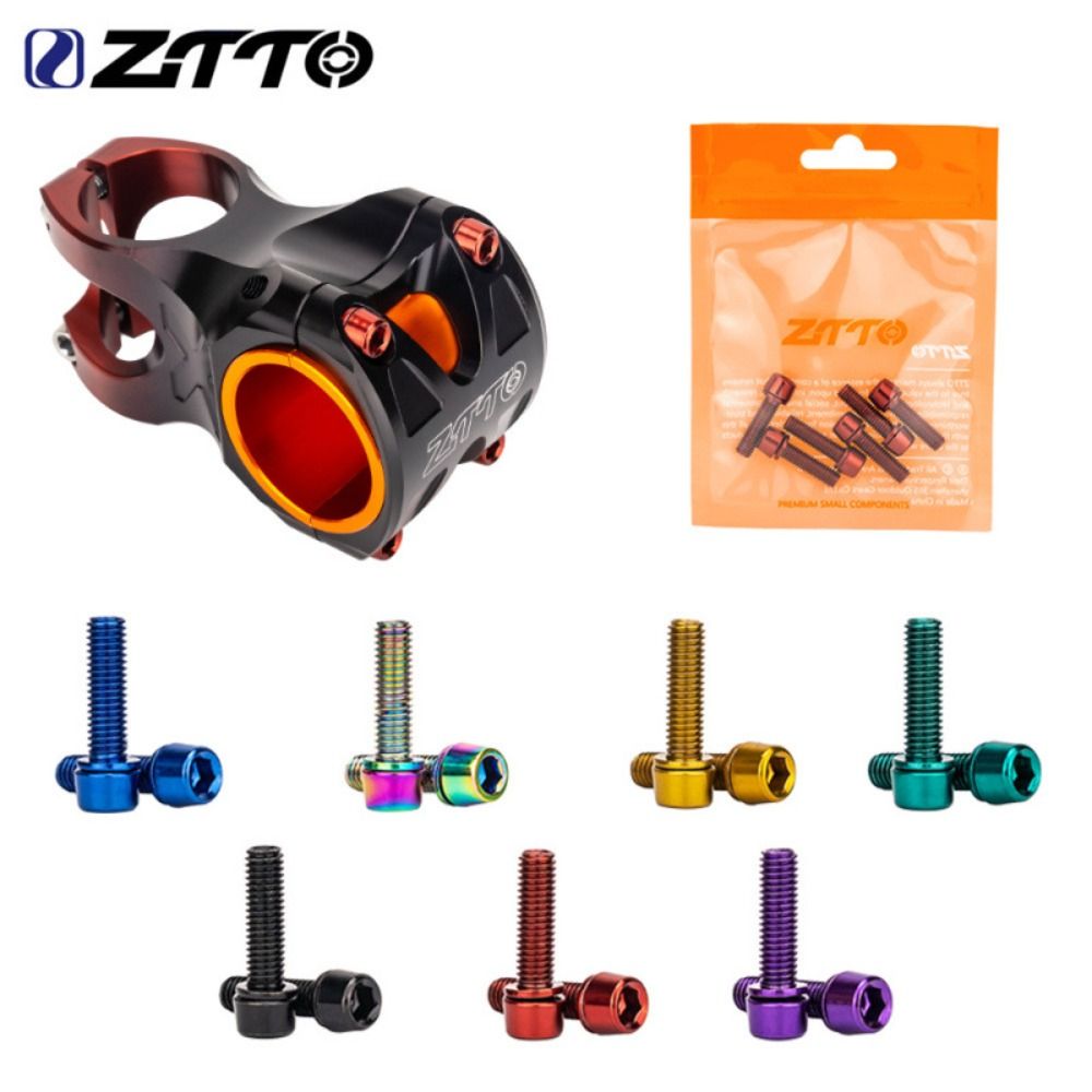 6pcs Titanium-plated Bicycle H - Bike Stem Riser 评论和价格