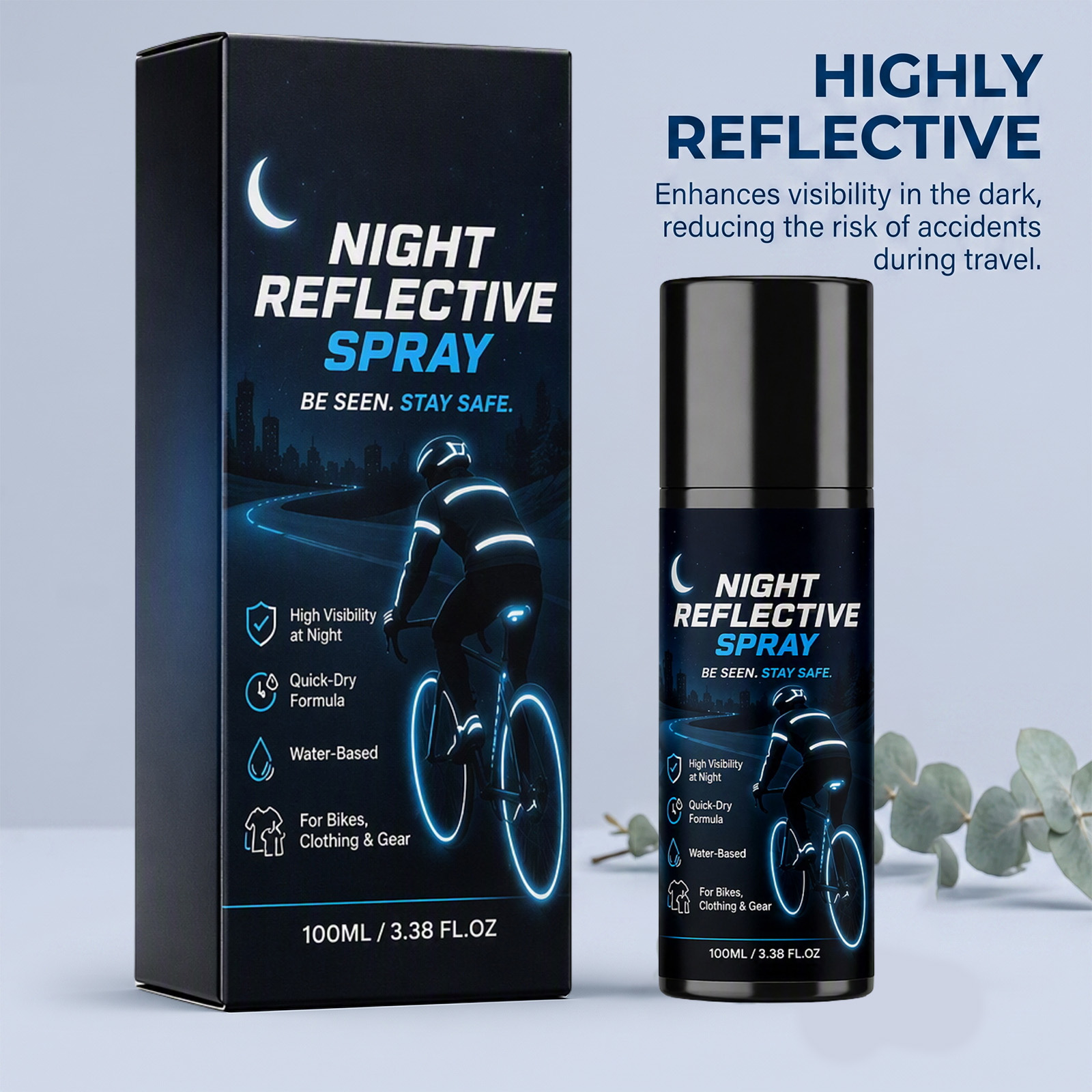 Reflective Spray Paint Clear Q - Cycling Gear Helmet 评论和价格