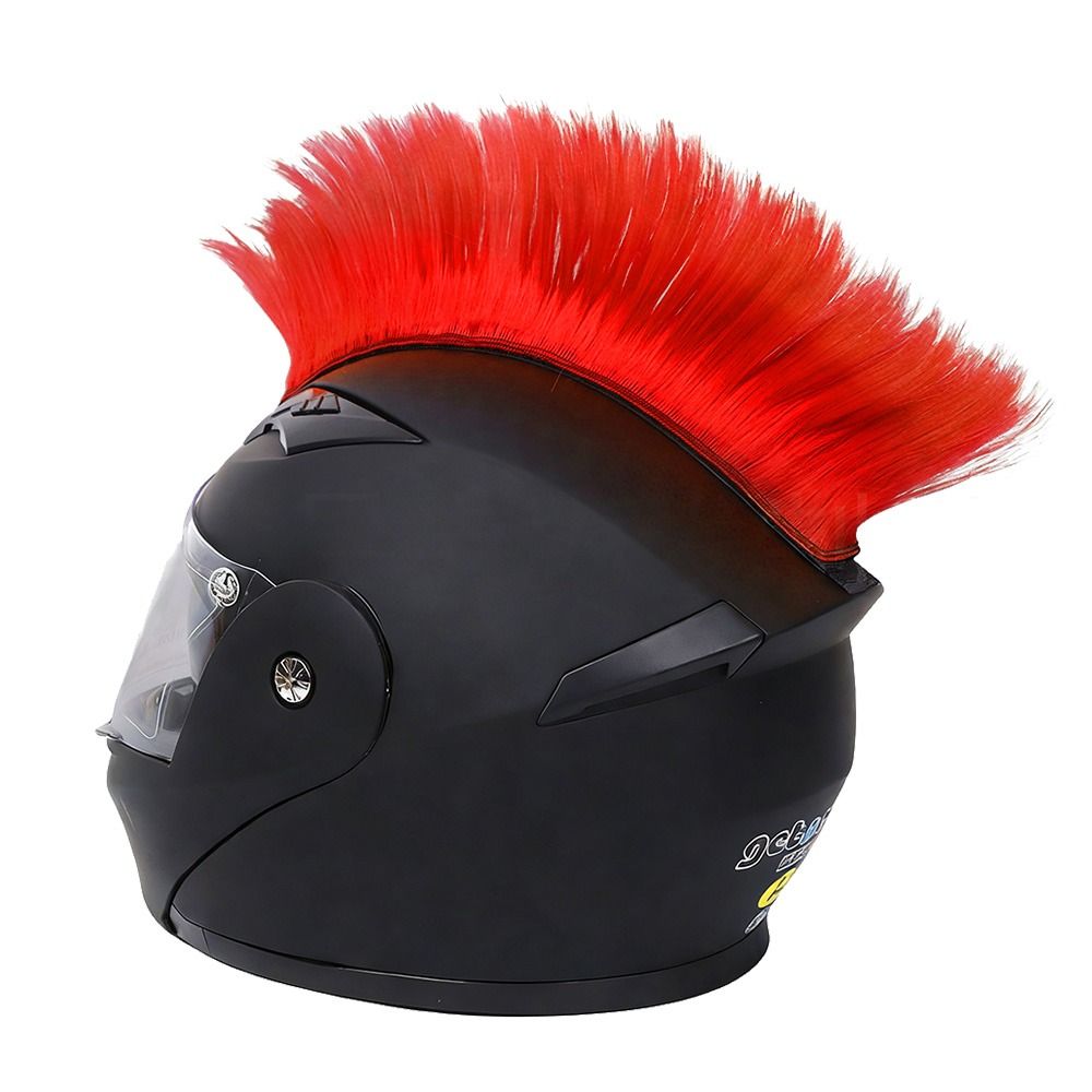 Funny Universal Mohawk Wig Hai - Cycling Gear Helmet 评论和价格