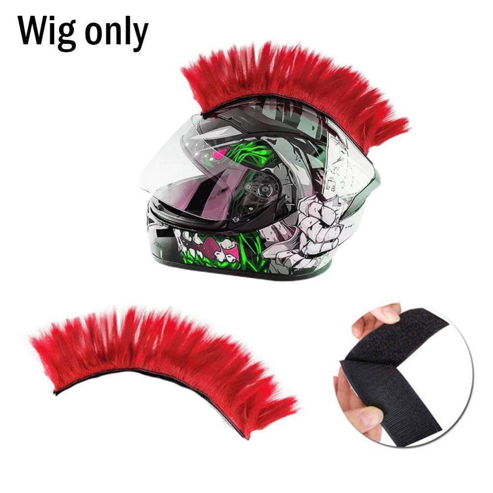 Funny Universal Mohawk Wig Hai - Cycling Gear Helmet 评论和价格