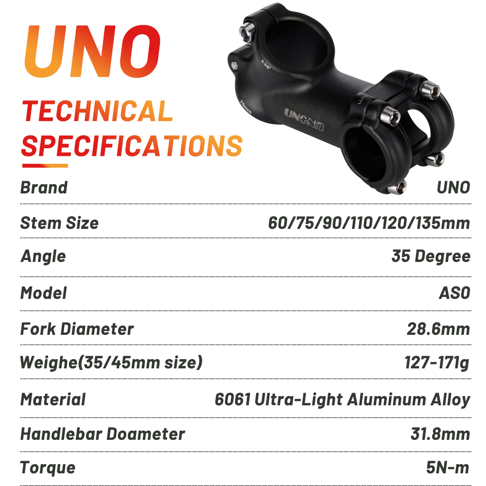 UNO Aluminum Alloy Bike Stem R - Bike Stem Riser 评论和价格
