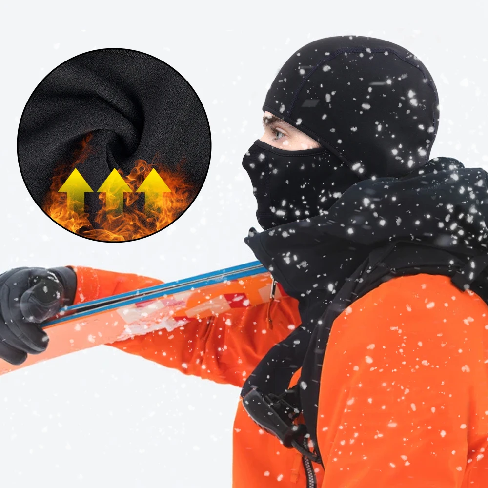Winter Full Face Mask Fleece B - Cycling Gear Helmet 评论和价格