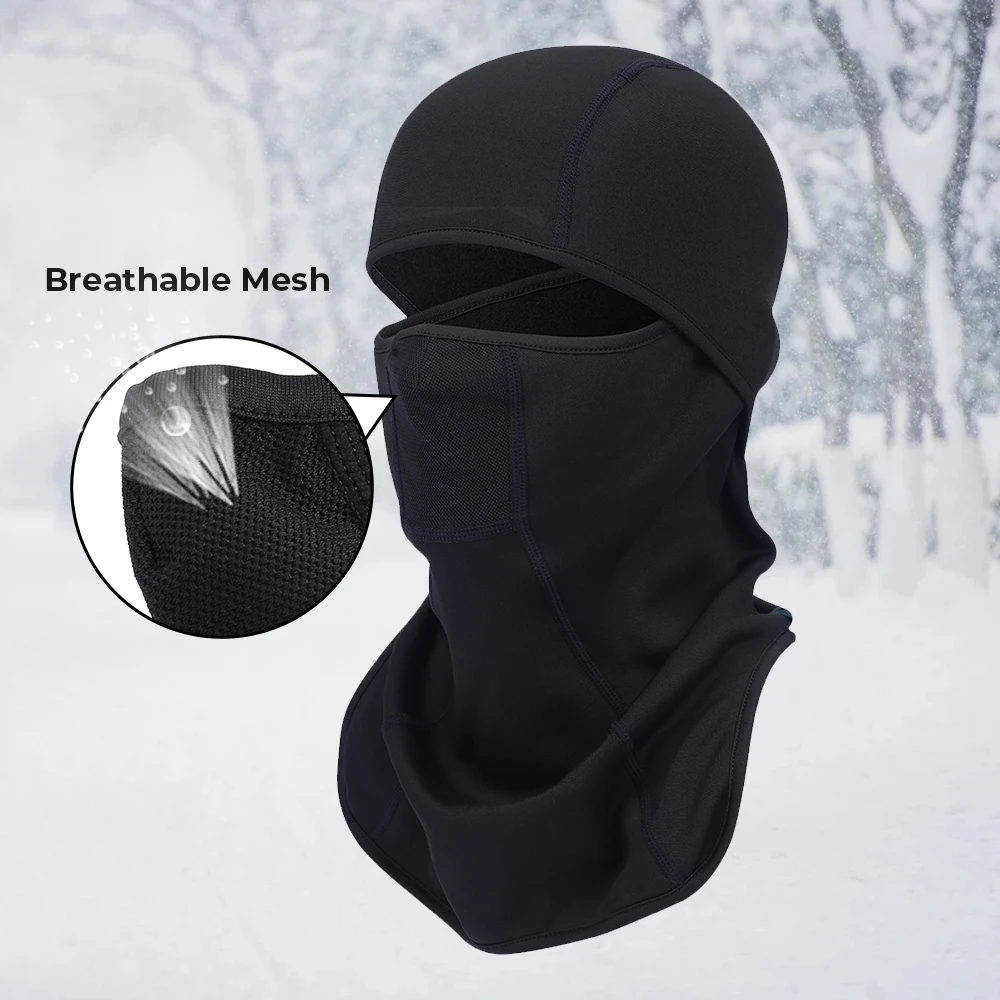 Winter Full Face Mask Fleece B - Cycling Gear Helmet 评论和价格