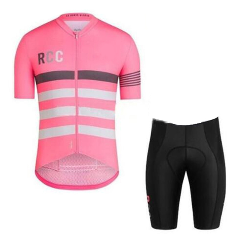 Pink RCC Cycling Jersey Set Sh - Cycling Gear Brands 评论和价格
